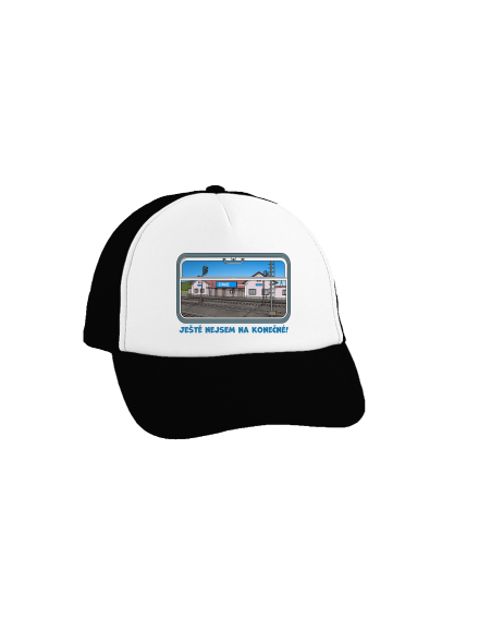 Nejsem na konečné kšiltovka truckerka Black cap
