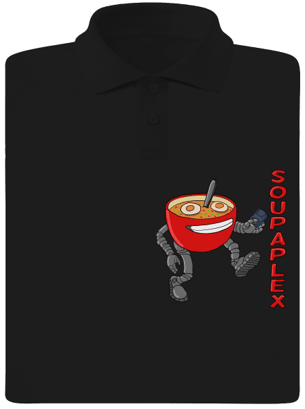 Soupaplex pánská polokošile Black