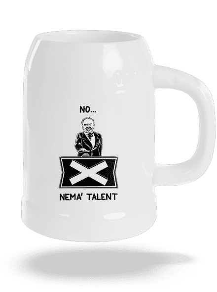 Cimrman: Nemá talent půllitr White