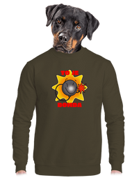 unisex mikina bez kapuce