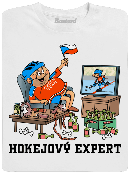 Hokejový expert dětské tričko White