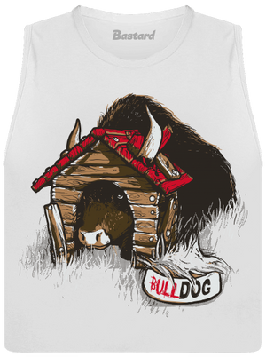 Bulldog dámské tílko volné White