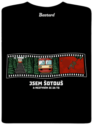 Jsem šotouš pánské tričko Black