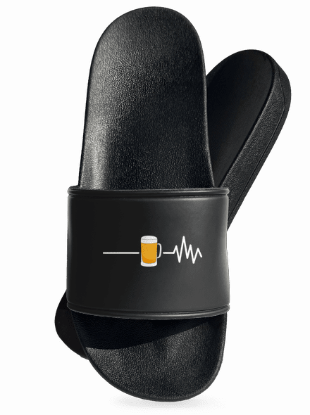 Beer help pantofle Black