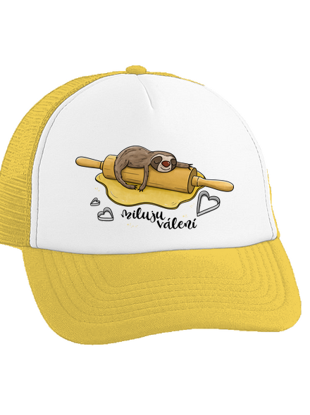 Miluju válení kšiltovka truckerka Sunflower cap