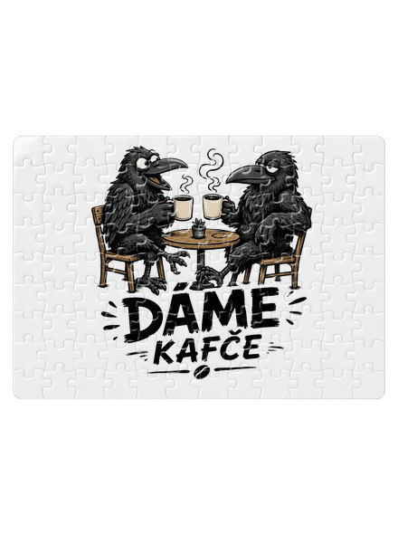 Dáme kafče puzzle White