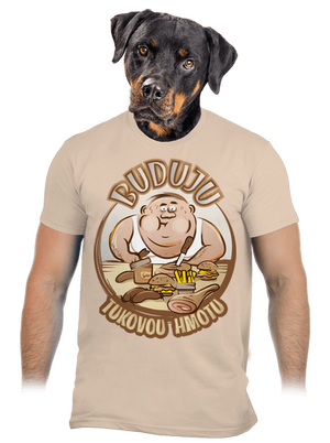 Tuková hmota pánské tričko Sand