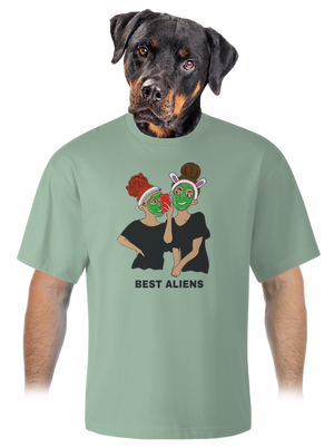 unisex tričko oversized