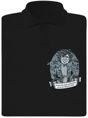 B14: Léto s kovbojem pánská polokošile Black