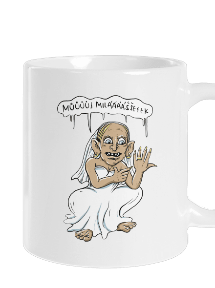 Snubní milášek klasický hrnek White