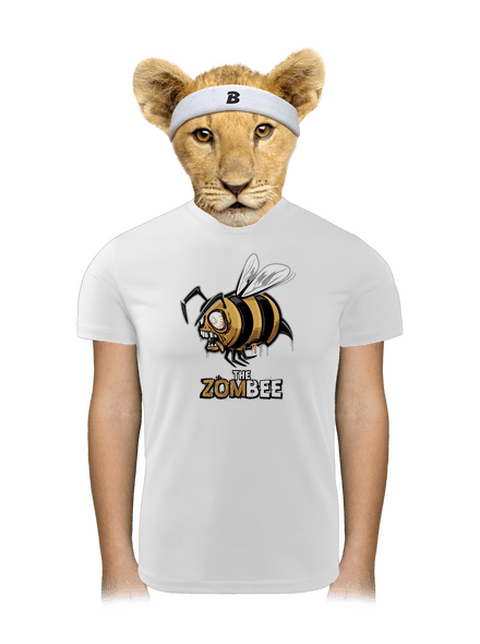 ZomBee - žlutá dětské sportovní tričko White