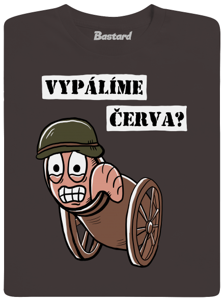 Vypálíme červa? pánské dlouhý rukáv Bear Brown