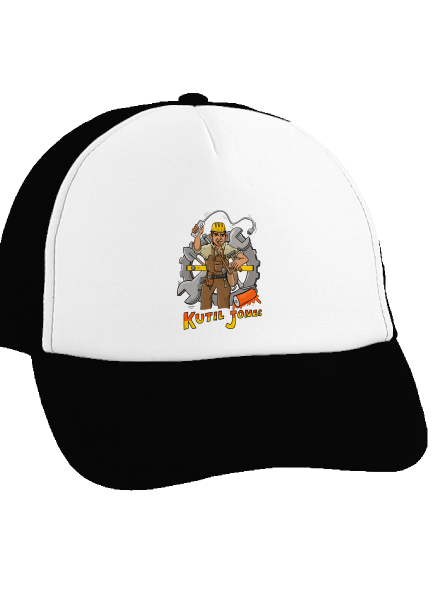 Kutil Jones kšiltovka truckerka Black cap