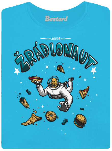 Žrádlonaut dámské tričko Blue Atol