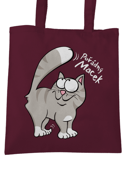 Macek a Micina taška Burgundy