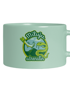 Miluju adrenalin hrnek makronka Mint Macaron