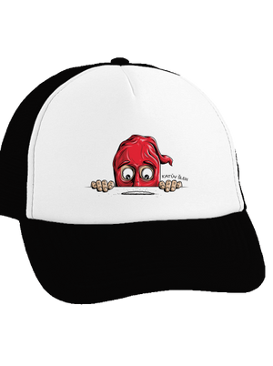 Katův šleh kšiltovka truckerka Black cap