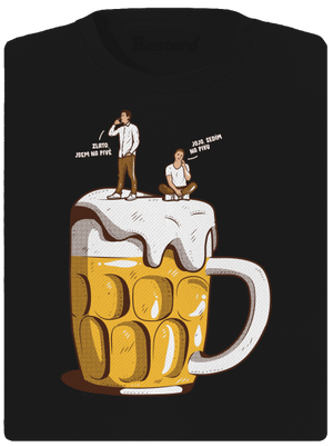 Na pivě dámské sportovní tričko Black