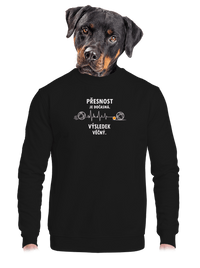 unisex mikina bez kapuce