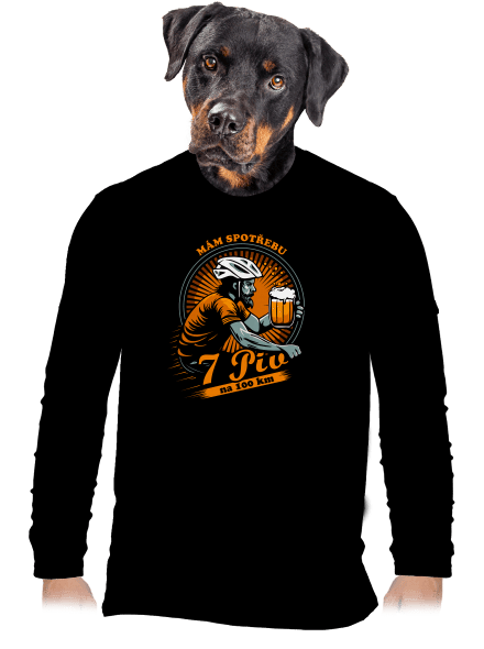 Spotřeba 7 na 100 pánské dlouhý rukáv Black