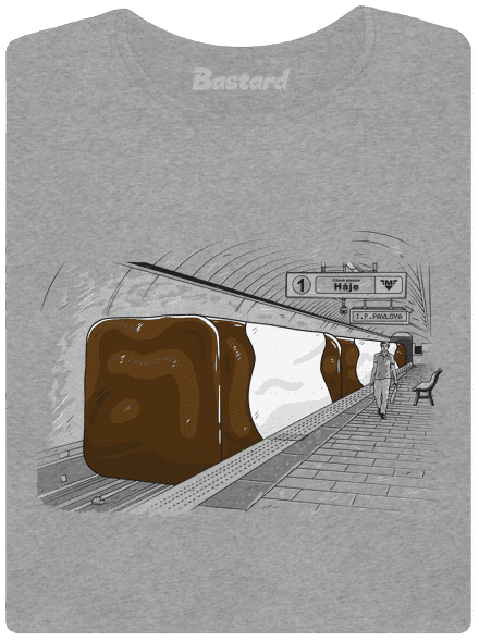 Metro dámské tričko Dark Gray Melange