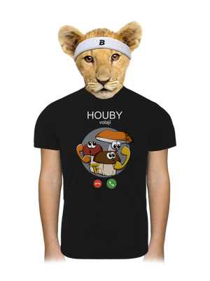 Houby volají dětské sportovní tričko Black