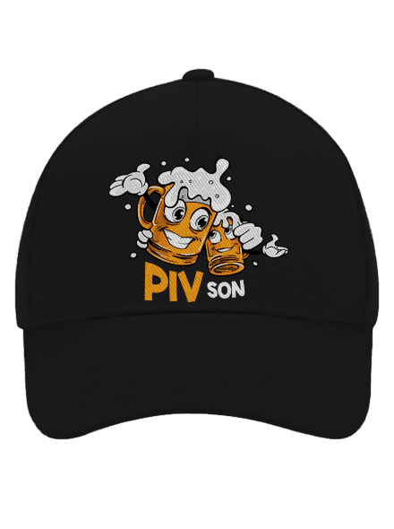 Pivson kšiltovka baseballka Black
