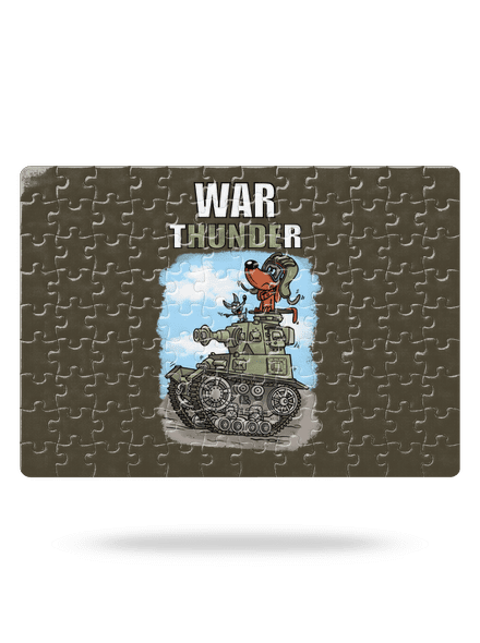 War Hunde puzzle White