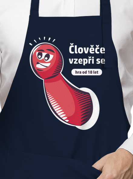 Člověče vzepři se zástěra Navy