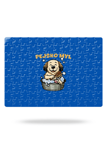 Pejskomyl puzzle White