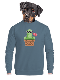 unisex mikina bez kapuce