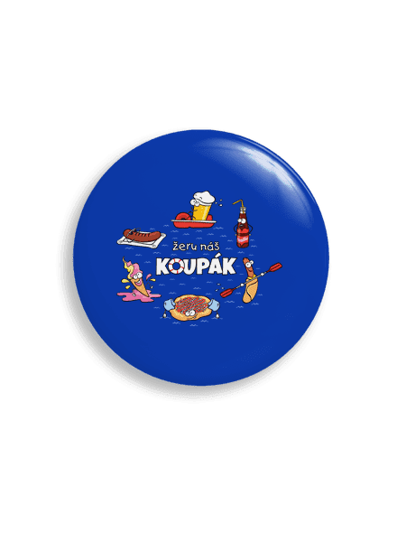 Český koupák placka uni