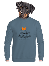 unisex mikina bez kapuce