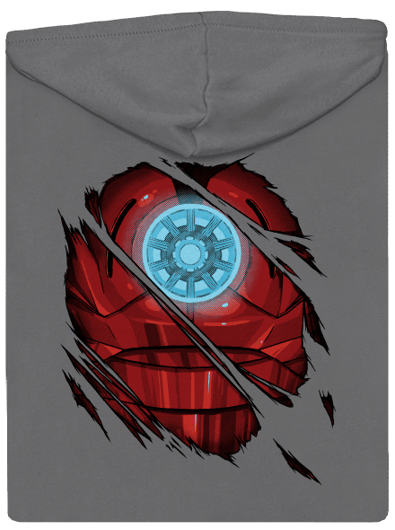 Ironman dámská mikina na zip Steel Gray