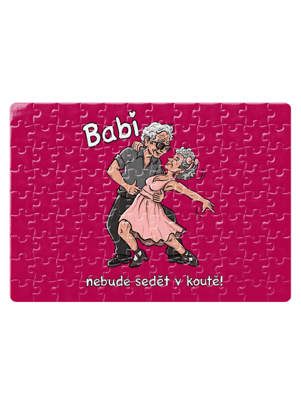 Babi v koutě puzzle White