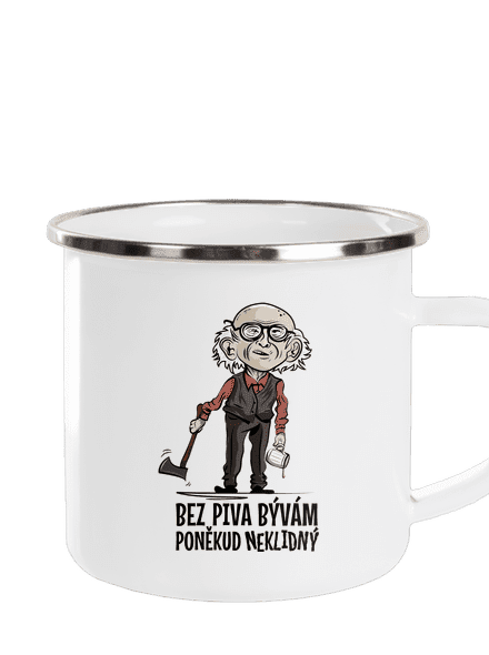 Neklidný bez piva plecháček White
