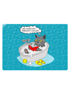 Jak všechny naštvat puzzle White