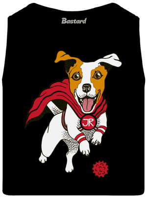 Jack Russell pánské tílko Black