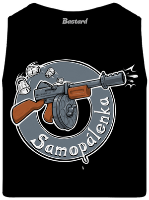 Samopálenka pánské tílko Black