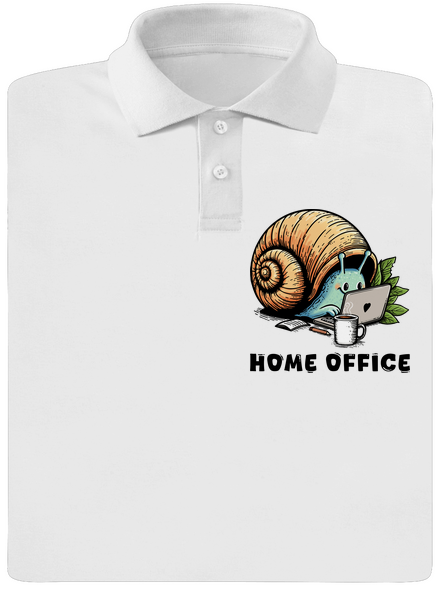 Šnekův home office pánská polokošile White