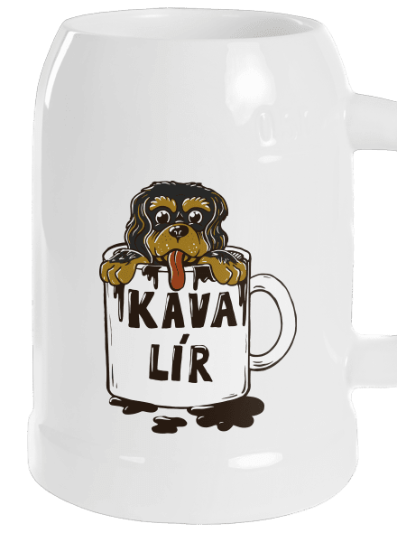 Kávalír půllitr White