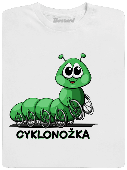 Cyklonožka dětské tričko White
