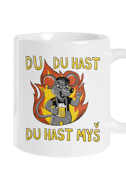 Du hast myš klasický hrnek White