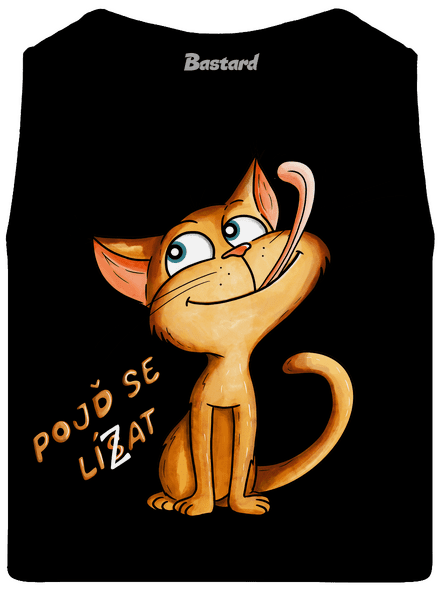 Pojď se lísat pánské tílko Black