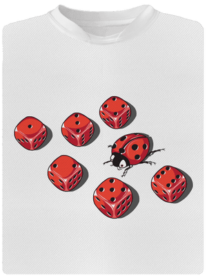 Mimikry pánské sportovní tričko White