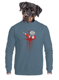 unisex mikina bez kapuce