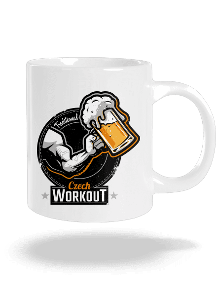 Czech Workout velký hrnek White