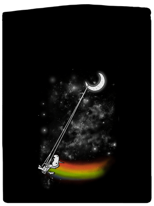 Unicorn Universe pánská mikina na zip Black