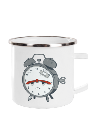 Budíček plecháček White