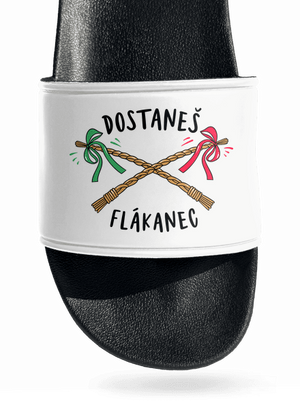 Flákanec pantofle White